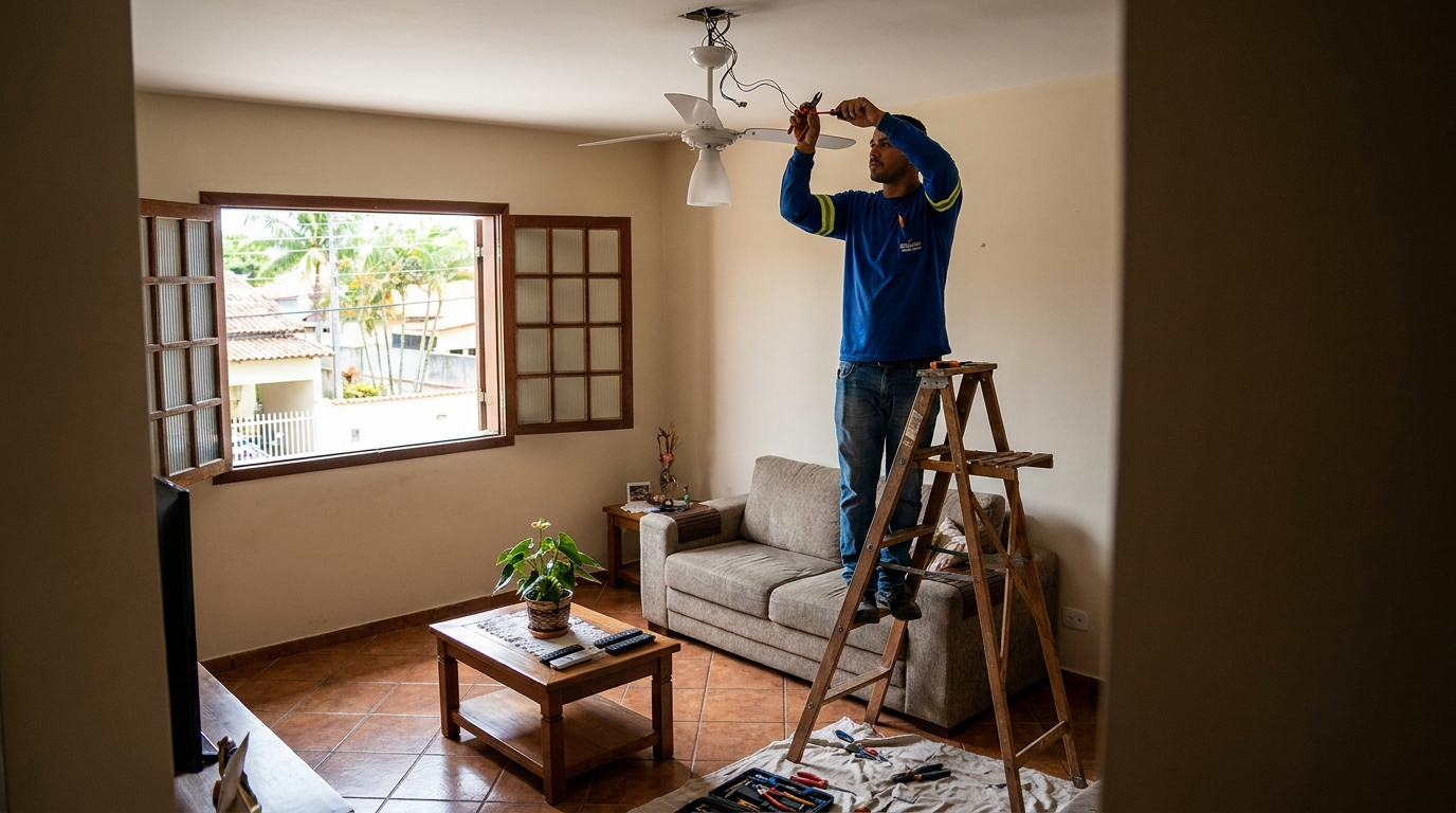 Reforço de Suporte no Teto em Joinville‑SC