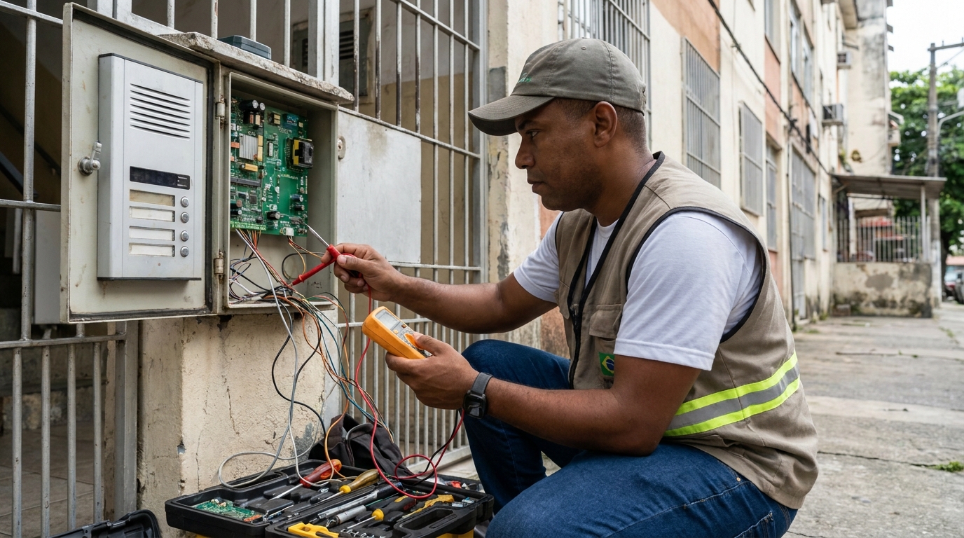 Reparo de Placa e Campainha em Joinville‑SC